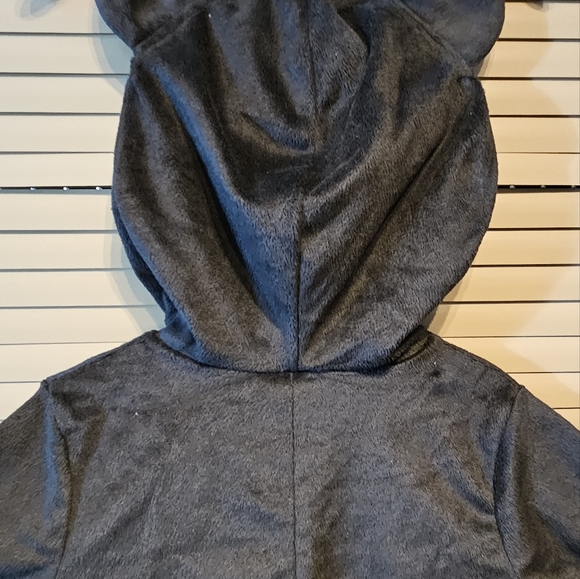 AS NEW 2nd of 2 matching 2-3 yrs Halloween onesie costume, red, holographic eyes - Picture 10 of 14